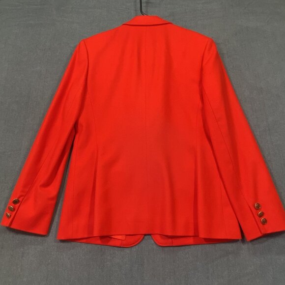 Vintage Pendleton Wool Blazer Jacket Womens SZ 8 Petite Single Breasted Buttons - Picture 13 of 15